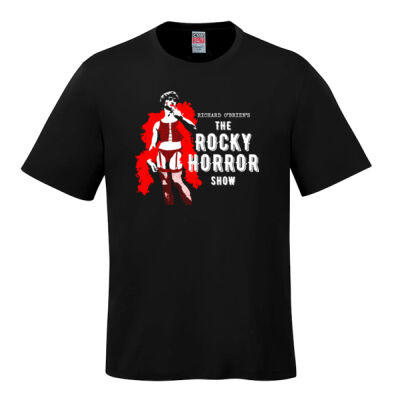 Mens Rocky Tshirt - Men's Crew Neck Tee BLACK Thumbnail